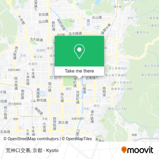 荒神口交番 map