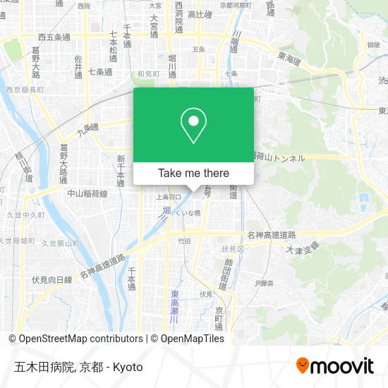 五木田病院 map