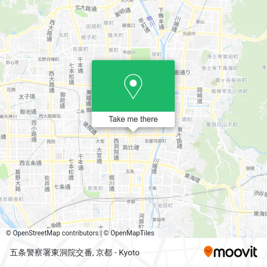 五条警察署東洞院交番 map