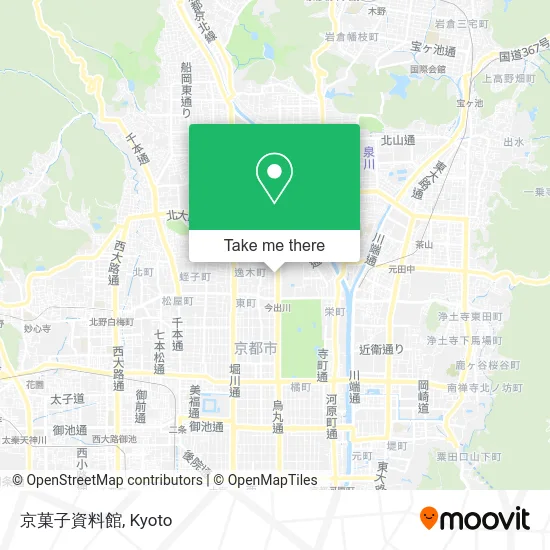 京菓子資料館 map