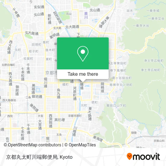 京都丸太町川端郵便局 map
