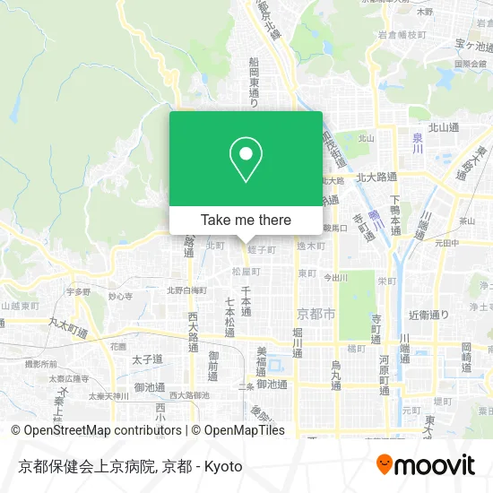 京都保健会上京病院 map