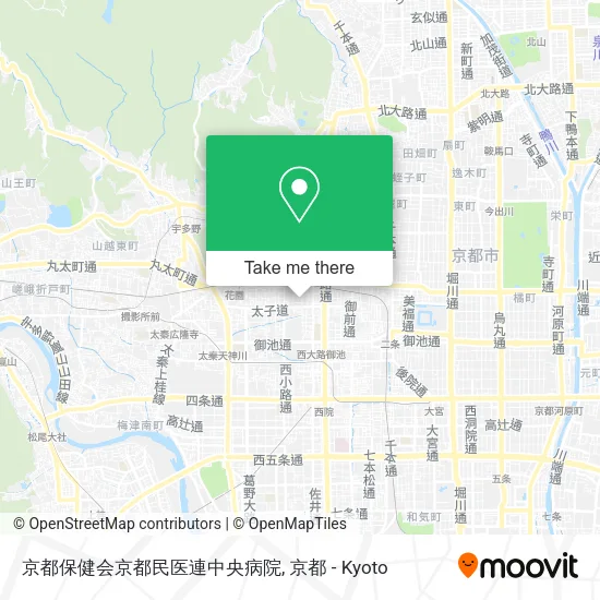 京都保健会京都民医連中央病院 map
