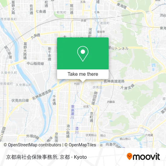 京都南社会保険事務所 map