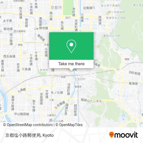 京都塩小路郵便局 map
