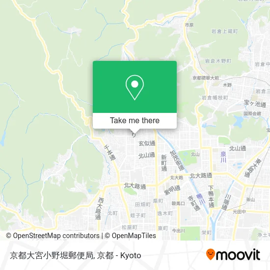 京都大宮小野堀郵便局 map
