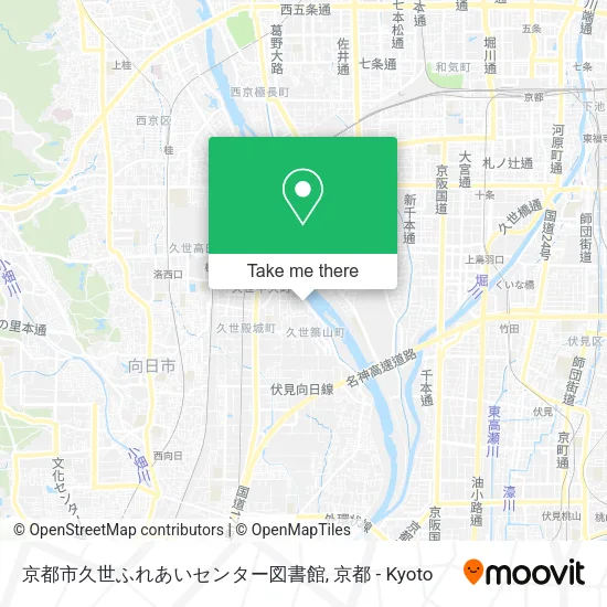 京都市久世ふれあいセンター図書館 map