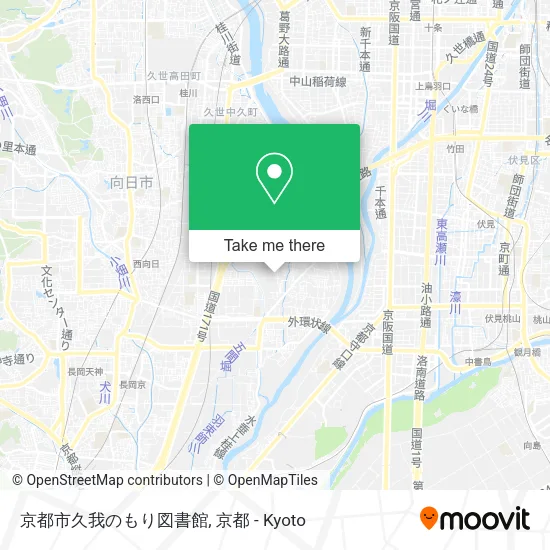京都市久我のもり図書館 map