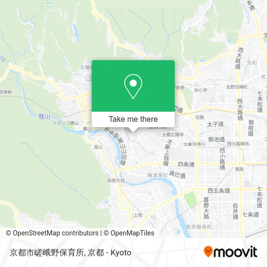 京都市嵯峨野保育所 map