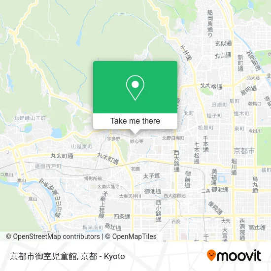 京都市御室児童館 map