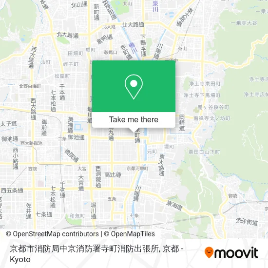 京都市消防局中京消防署寺町消防出張所 map