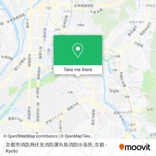 京都市消防局伏見消防署向島消防出張所 map