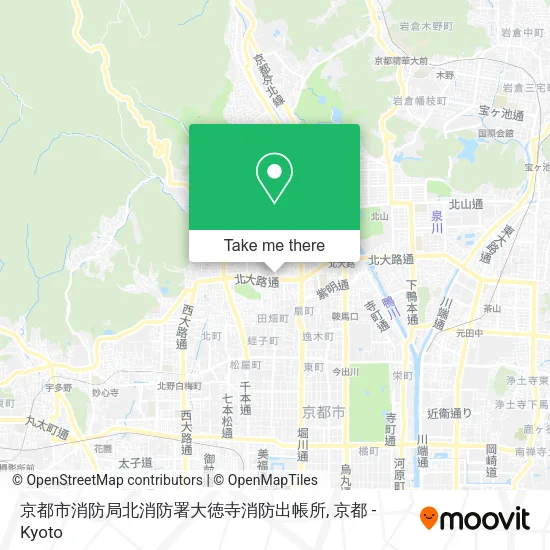 京都市消防局北消防署大徳寺消防出帳所 map