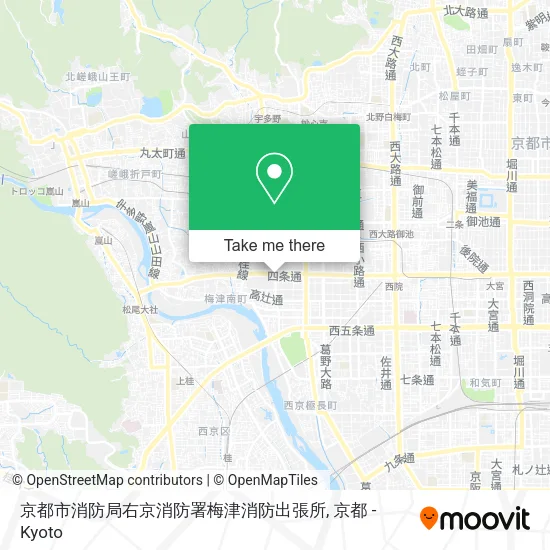 京都市消防局右京消防署梅津消防出張所 map