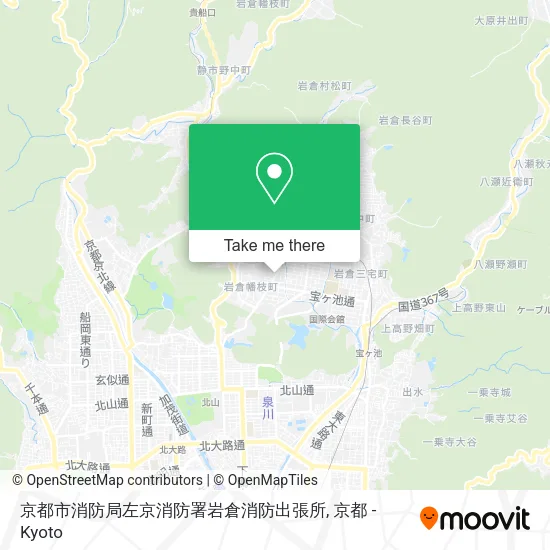 京都市消防局左京消防署岩倉消防出張所 map