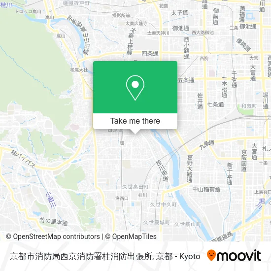 京都市消防局西京消防署桂消防出張所 map