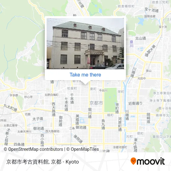 京都市考古資料館 map