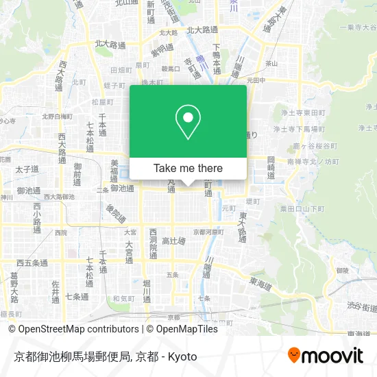 京都御池柳馬場郵便局 map