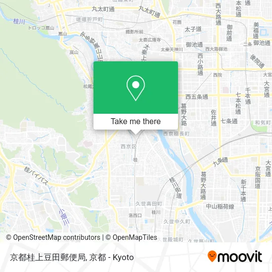 京都桂上豆田郵便局 map