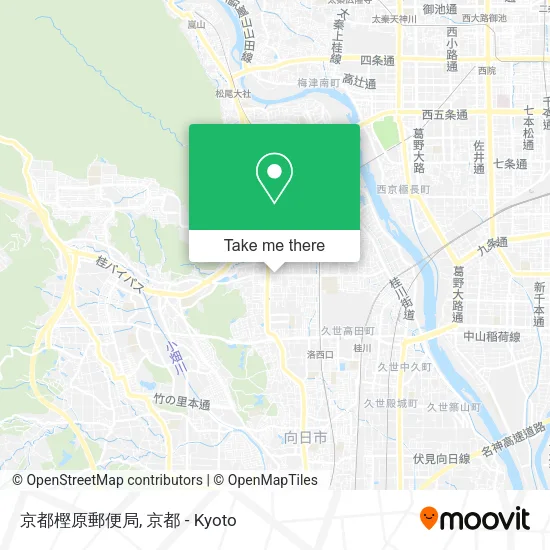 京都樫原郵便局 map