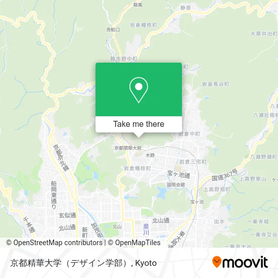 Kyoto Seika University (Design Department) map