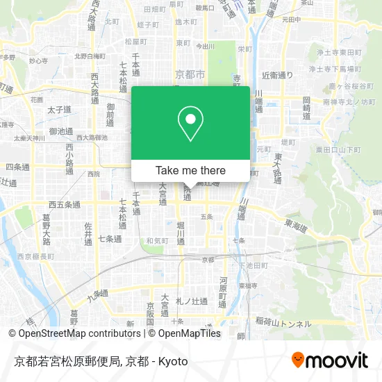 京都若宮松原郵便局 map