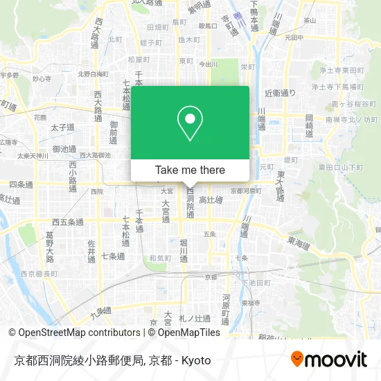 京都西洞院綾小路郵便局 map