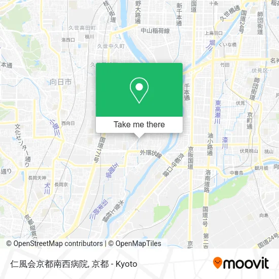 仁風会京都南西病院 map