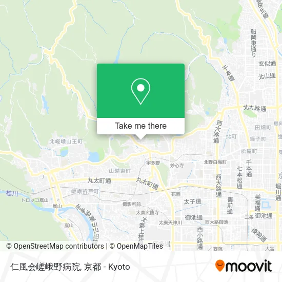 仁風会嵯峨野病院 map
