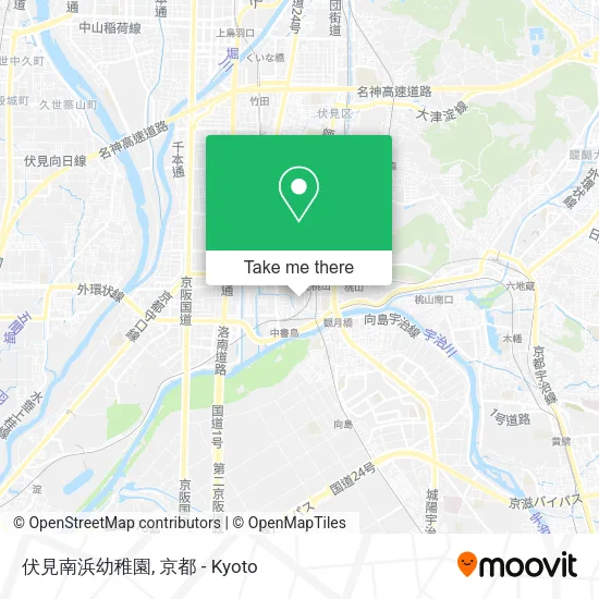 伏見南浜幼稚園 map