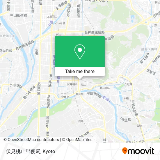 Fushimi Momoyama Post Office map