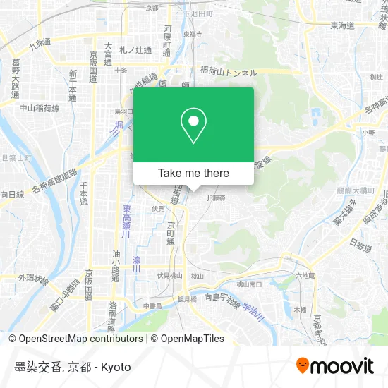 墨染交番 map