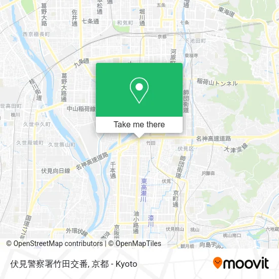 伏見警察署竹田交番 map