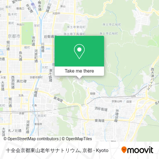 十全会京都東山老年サナトリウム map