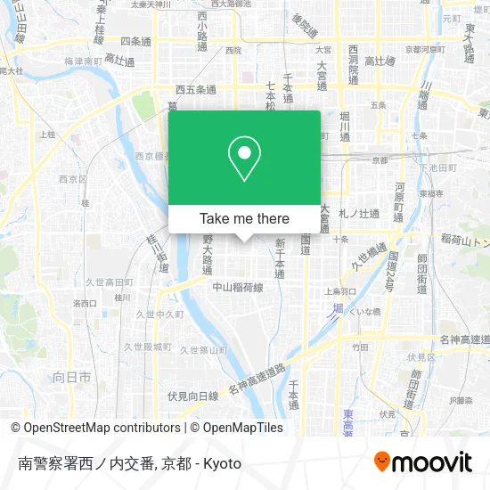 南警察署西ノ内交番 map