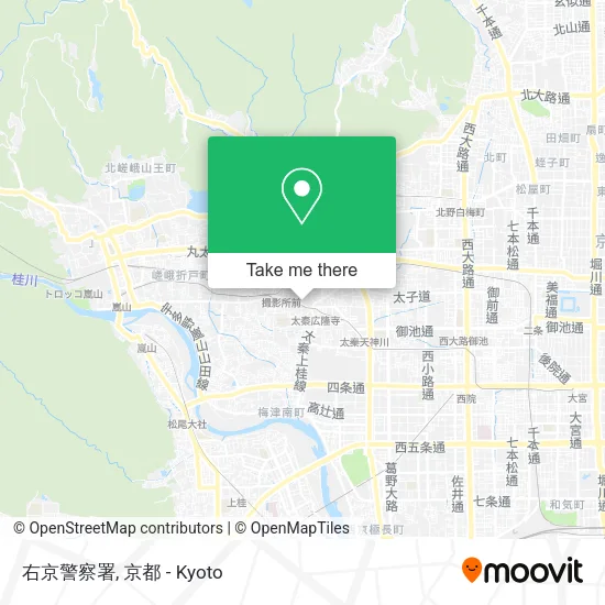 右京警察署 map