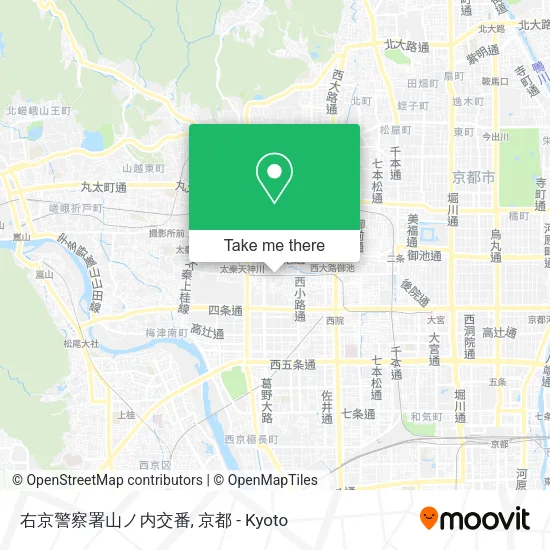 右京警察署山ノ内交番 map
