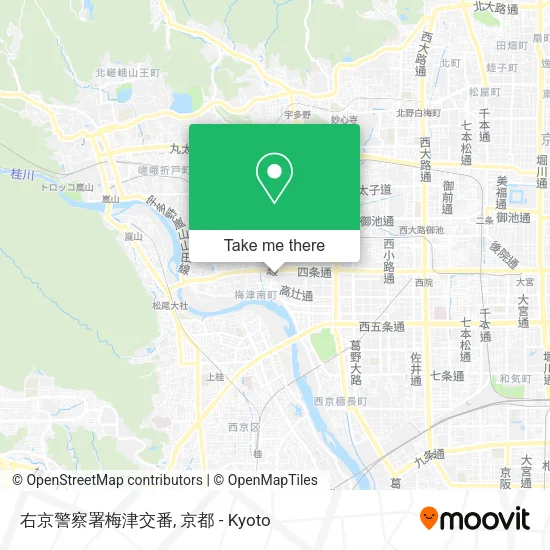 Ukyo Police Station Umezu Koban map