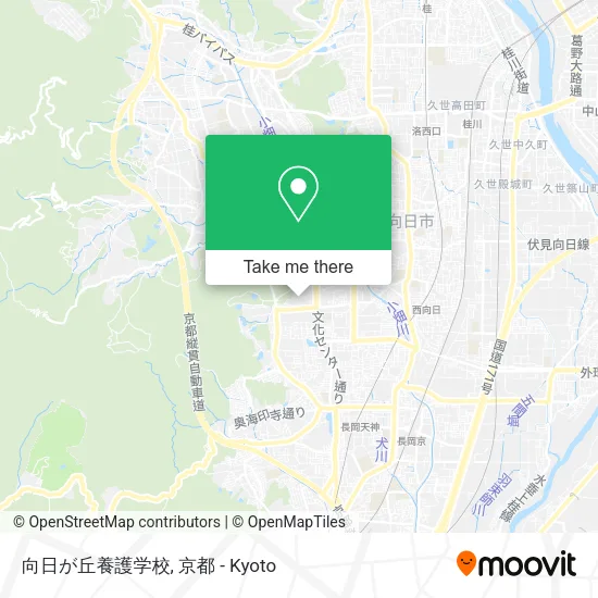 向日が丘養護学校 map