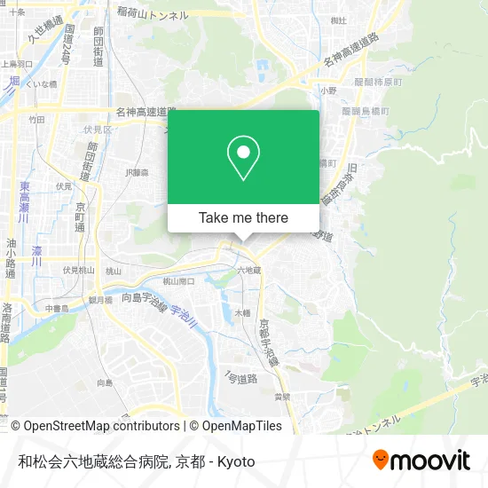 和松会六地蔵総合病院 map