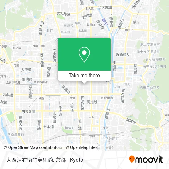 大西清右衛門美術館 map