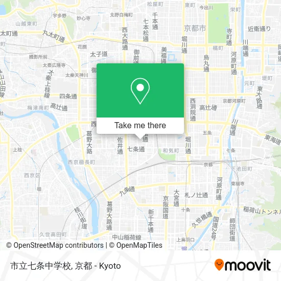 市立七条中学校 map