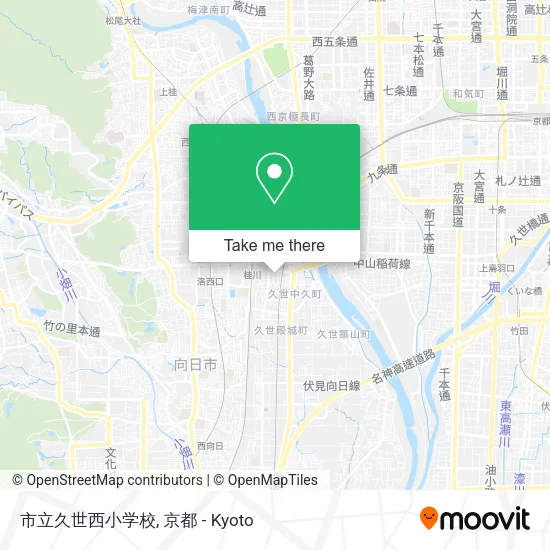 市立久世西小学校 map