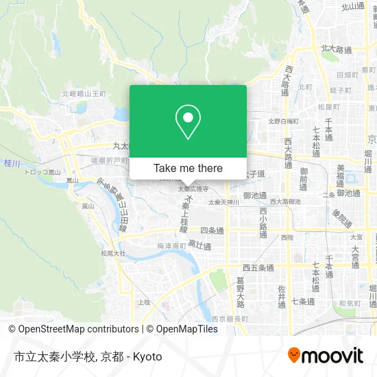 市立太秦小学校 map