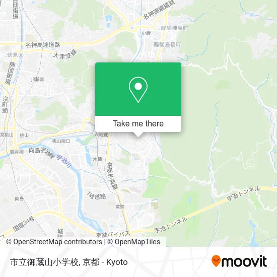 市立御蔵山小学校 map