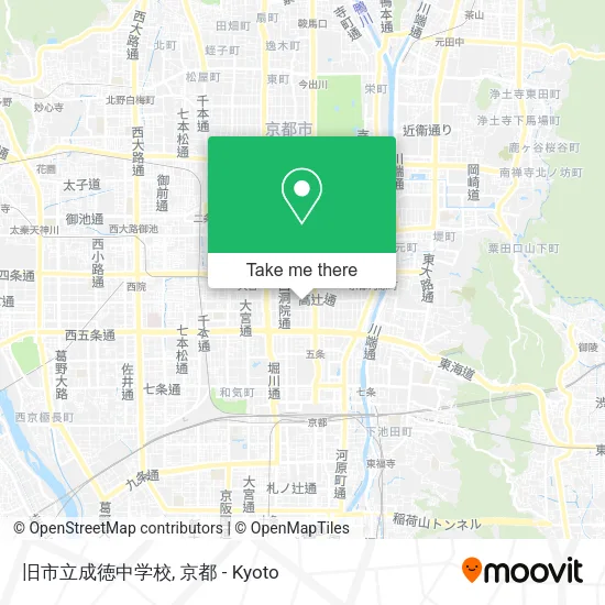 旧市立成徳中学校 map