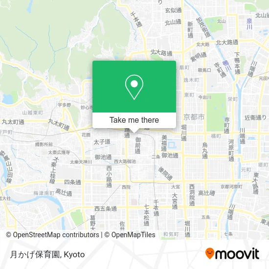 月かげ保育園 map