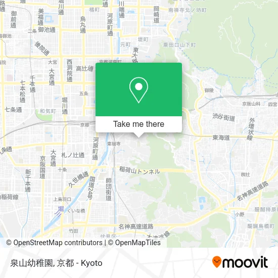 Izumi Mountain Kindergarten map