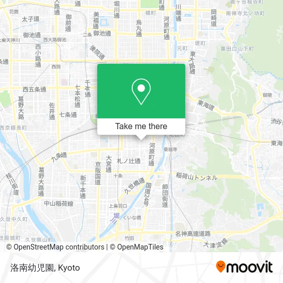 Rakunan Kindergarten map