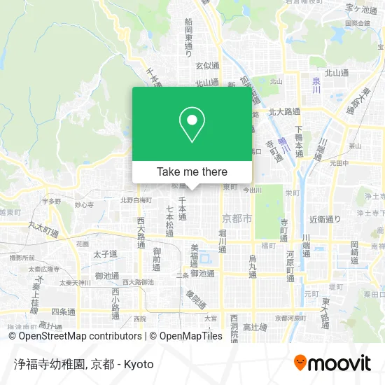 浄福寺幼稚園 map